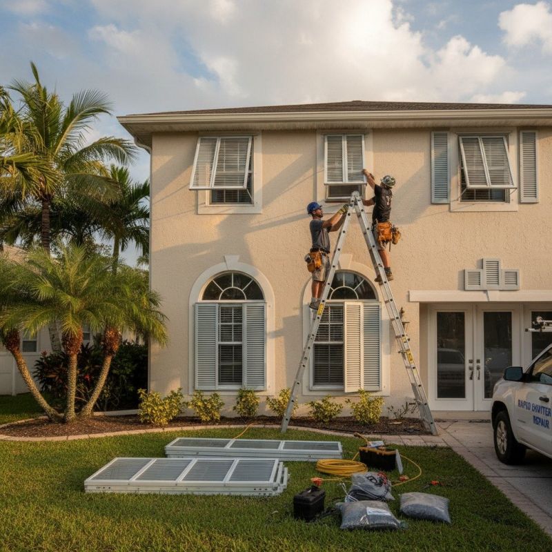 Storm Shutter Installation